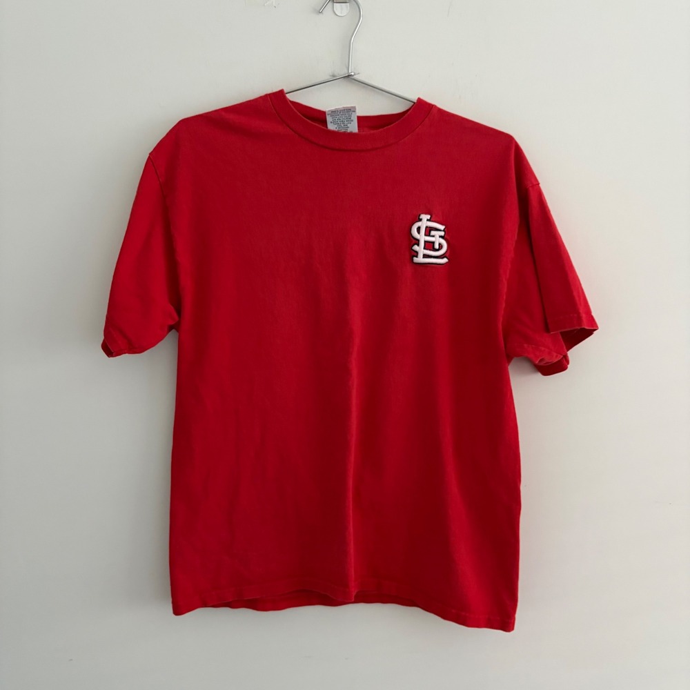 Dynasty St Louis Cardinals MLB T Shirt Red Mens Large Short Sleeve